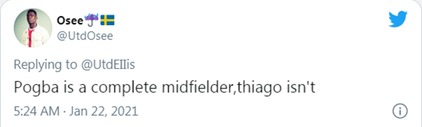 CĐV Man Utd mỉa mai Thiago: 