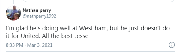 Thăng hoa cùng West Ham, Lingard vẫn nhận phản ứng bất ngờ từ CĐV Man Utd - Bóng Đá