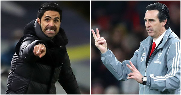 7 thống kê so sánh giữa Unai Emery và Mikel Arteta tại Arsenal - Bóng Đá