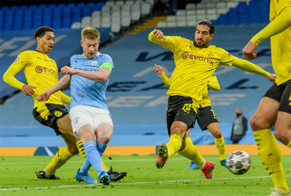 5 điểm nhấn Man City 2-1 Dortmund: Điểm 10 cho De Bruyne - Bóng Đá