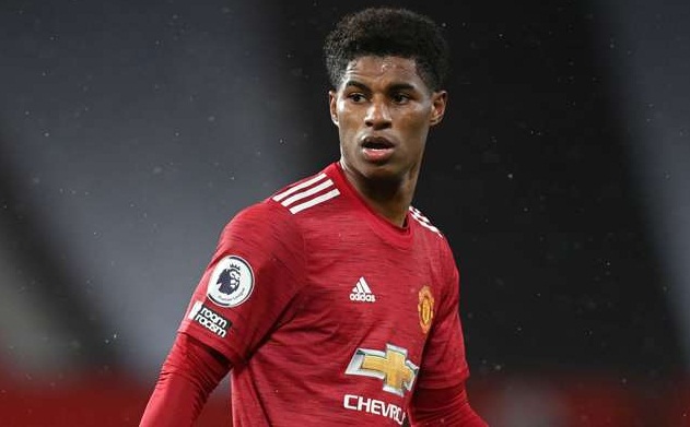 Rashford thường được đưa ra cánh.