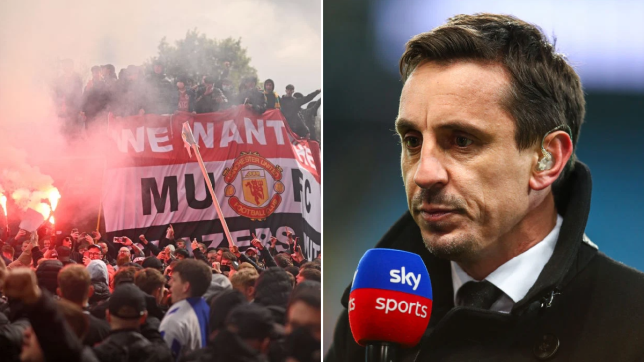 CĐV Man Utd bạo loạn, Gary Neville lập tức lên tiếng - Bóng Đá