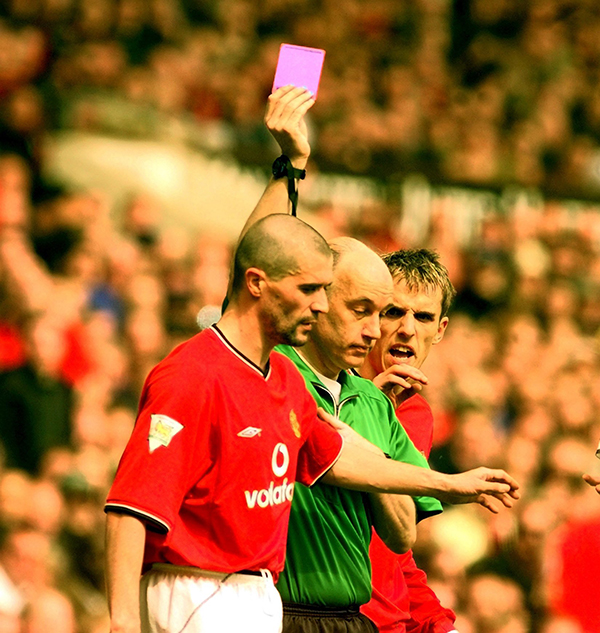Top 10 cầu thủ nhận thẻ đỏ nhiều nhất lịch sử Man Utd: 