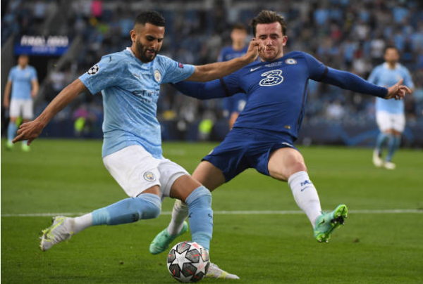 Ben Chilwell hạn chế sức công phá của Man City từ hành lang trái.