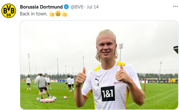 ‘Same happened in the Kai deal’: Some Chelsea fans spot what Dortmund have tweeted about Haaland - Bóng Đá