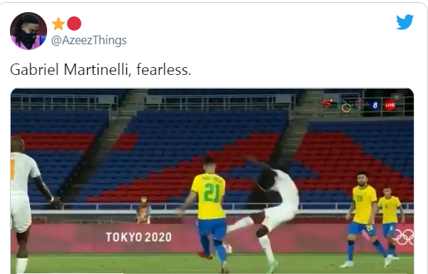 ‘OH NO’: SOME ARSENAL FANS REACT TO GABRIEL MARTINELLI’S ‘STUPID’ ACTIONS AT OLYMPICS - Bóng Đá