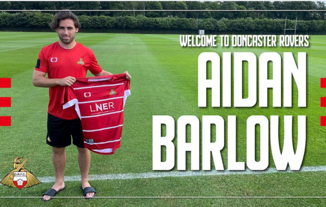 Barlow cập bến Doncaster.