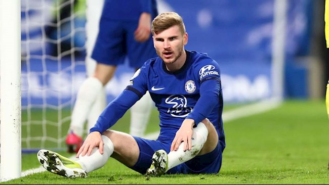 Werner nhận nhiều lời chỉ trích từ các CĐV Chelsea.