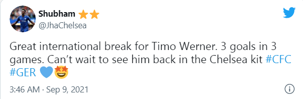 Bỏ lỡ cơ hội mười mươi, Werner nhận thông điệp từ CĐV Chelsea - Bóng Đá
