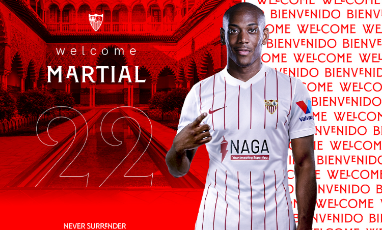 Martial chính thức gia nhập Sevilla - Bóng Đá