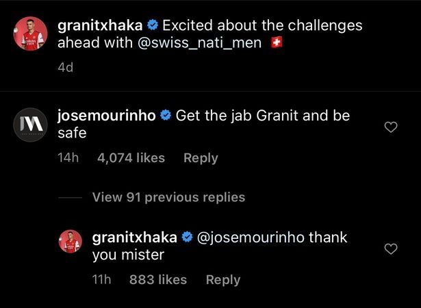Mourinho trực tiếp lên MXH, nhắn gửi 1 điều đến sao Arsenal - Bóng Đá