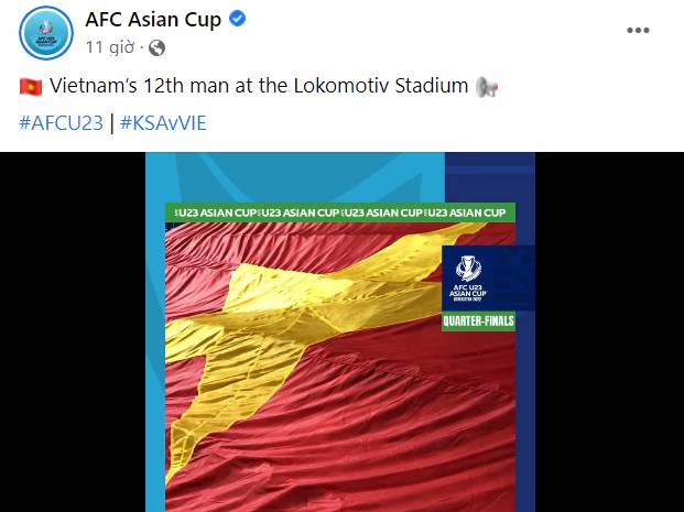 AFC lan tỏa hình ảnh đẹp của CĐV Việt Nam tại Uzbekistan | Bóng Đá