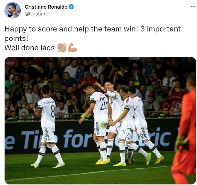 'Mở tài khoản' bàn thắng, Ronaldo gửi thông điệp đến NHM Man Utd - Bóng Đá