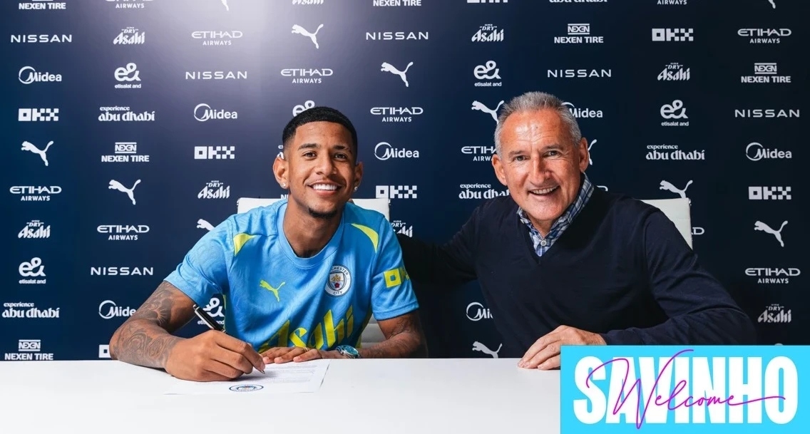 Ảnh bài viết CHÍNH THỨC: Man City đón tân binh đầu tiên Savio từ Troyes, phí 40 triệu euro