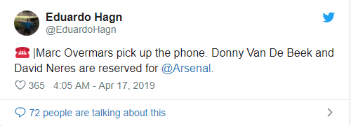 Fan Arsenal mong Overmars làm giám đốc, mua 3 sao ajax - Bóng Đá
