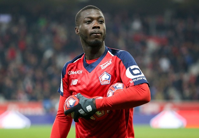 Nicolas Pépé's agents would like their client to move to Arsenal - Bóng Đá