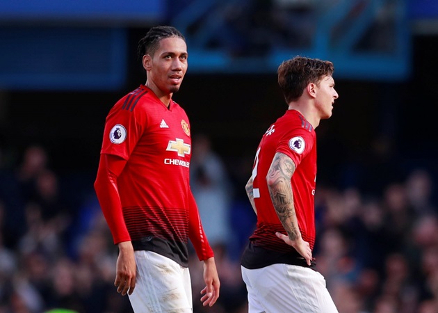 United have turned down a bid from Everton for Chris Smalling - Bóng Đá