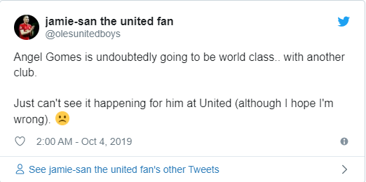 Manchester United fans react to Angel Gomes' performance v Alkmaar - Bóng Đá