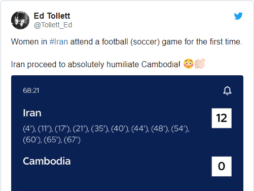 Fans troll Cambodia after record 14-0 loss to Iran in 2022 FIFA World Cup Qualifiers - Bóng Đá