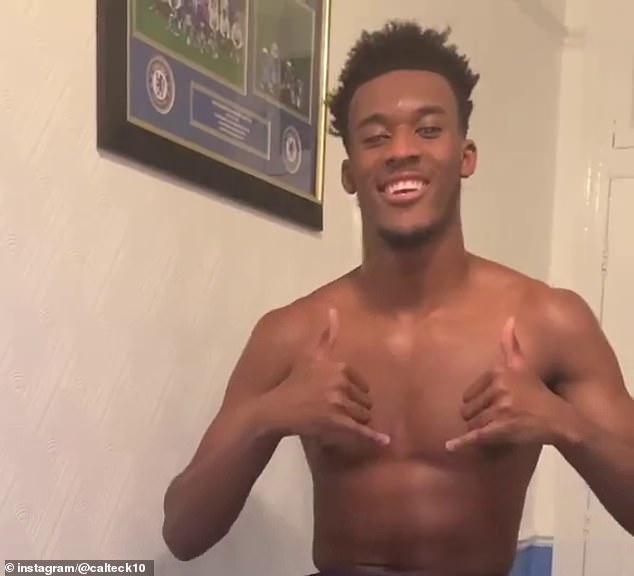 Callum Hudson-Odoi firmly on the road to recovery after coronavirus... as the Chelsea ace pedals his way to fitness on Instagram - Bóng Đá