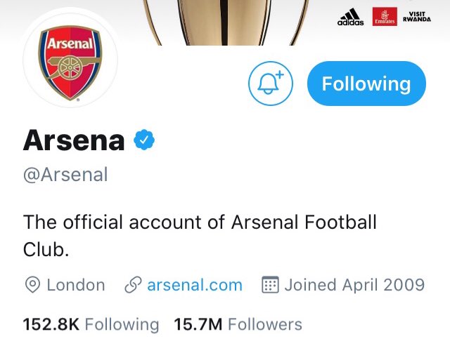 Arsenal change name on Twitter ahead of Invincibles documentary - Bóng Đá