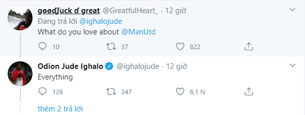 Odion Ighalo sends clear message to Manchester United over his future at the club - Bóng Đá