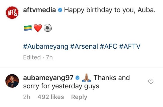 Pierre-Emerick Aubameyang apologises to Arsenal fans after Manchester City defeat - Bóng Đá