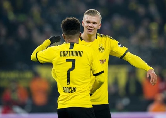 Erling Haaland ‘very happy’ as Borussia Dortmund tell Manchester United that Jadon Sancho will not be sold - Bóng Đá