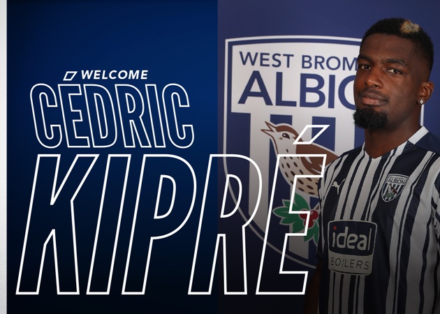 West Brom delighted to welcome defender Cedric Kipré to The Hawthorns on a four-year contract - Bóng Đá