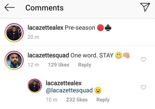 Alexandre Lacazette issues cryptic response after fan begs him to stay at Arsenal - Bóng Đá