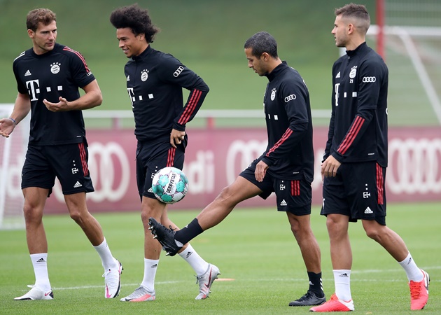 Thiago is back at Bayern Munich training - Bóng Đá