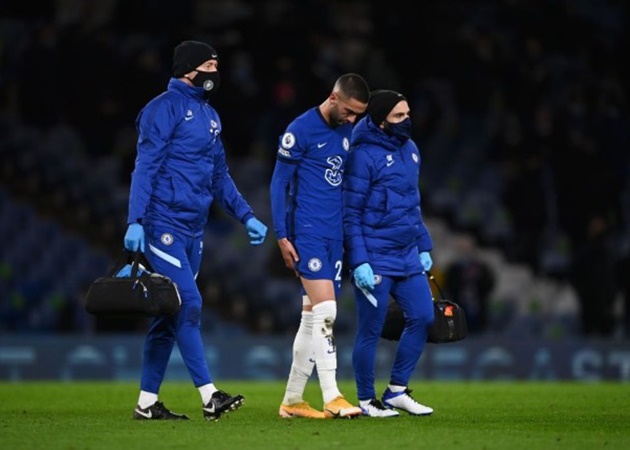 Chelsea manager Frank Lampard provides Hakim Ziyech injury update after Leeds United victory - Bóng Đá