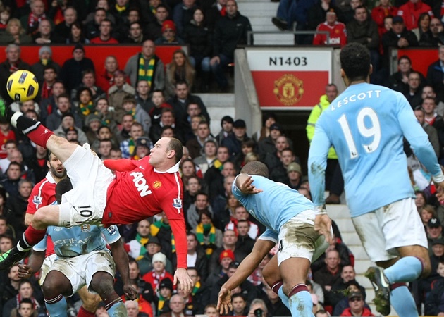 10 chân sút 'đỉnh' nhất các trận derby Manchester: Rooney, Aguero và ai nữa? - Bóng Đá