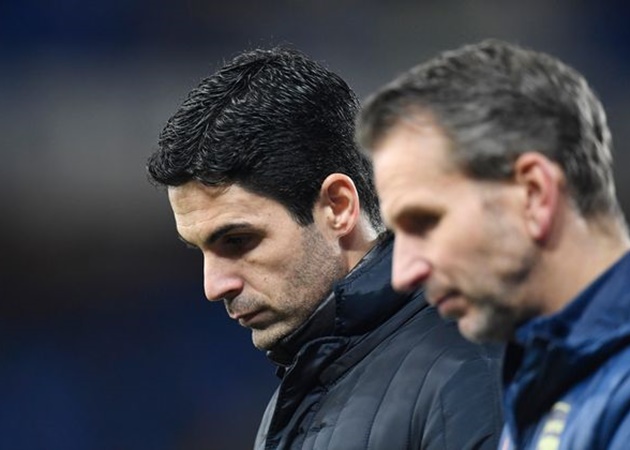 Arsenal chief Edu sent Mikel Arteta sack message as Everton loss mounts pressure on boss - Bóng Đá