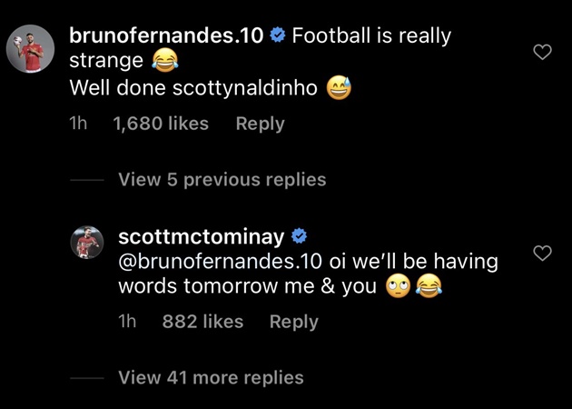 Bruno call McTominay is 