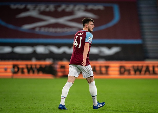 4. Sinh năm 1999 và Declan Rice đang là một trong những tiền vệ phòng ngự hay nhất Premier League. Năm 2020 vừa qua, anh đã có 86 pha tắc bóng.