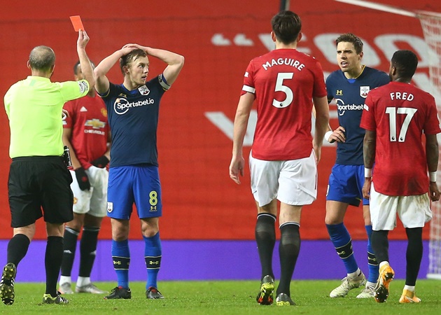 Man United 9-0 Southampton: What Anthony Martial said to Jan Bednarek - Bóng Đá