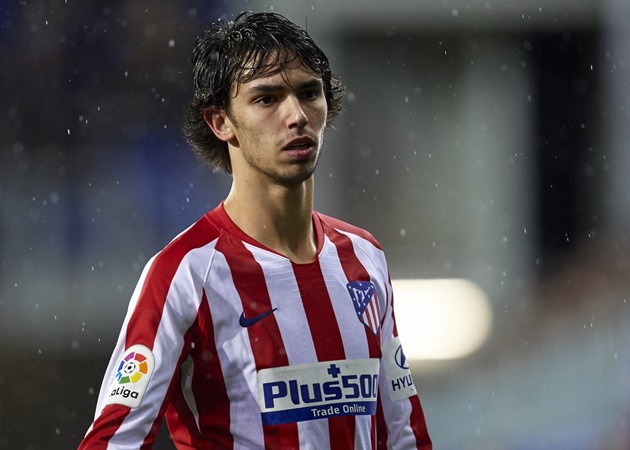 Joao Felix vẫn đang thi đấu ổn định tại Atletico Madrid và khó lòng để những Daniel Podence hay Jota cạnh tranh.