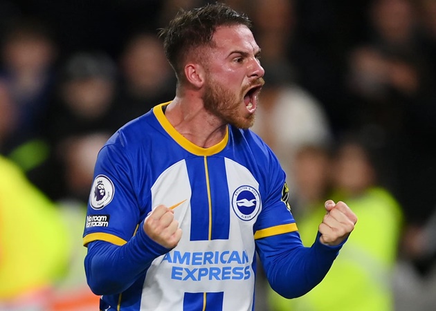 Allister là cầu thủ đang thi đấu rất lên chân của Brighton.