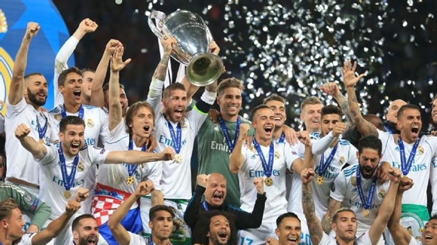 Chưa đá Champions League 2018/19, Real đã nhận khoản tiền lên tới 50 triệu euro - Bóng Đá
