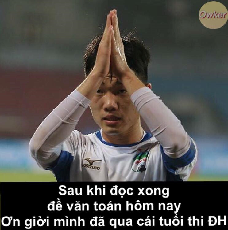 50 sắc thái của cầu thủ U23 Việt Nam khi thi THPT quốc gia 2018 - Bóng Đá