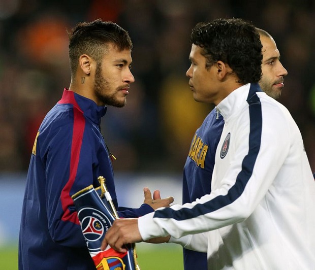 Thiago Silva khiến CĐV Barca lo lắng khi nói về Neymar - Bóng Đá