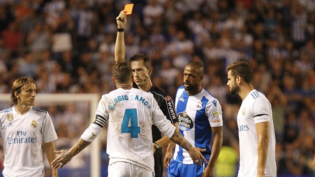 Real Madrid kháng cáo thẻ đỏ của Sergio Ramos - Bóng Đá