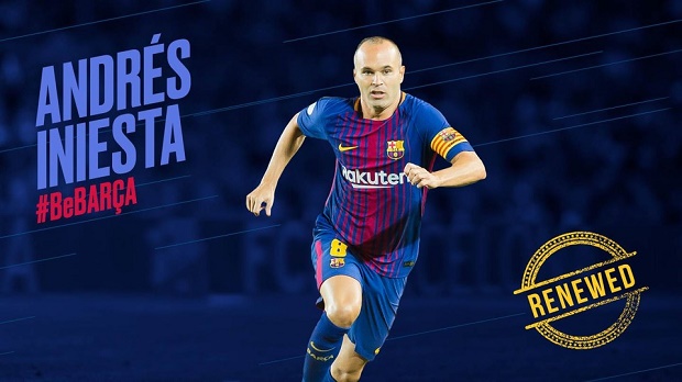Barca xác nhận trói chân thành công Andres Iniesta - Bóng Đá
