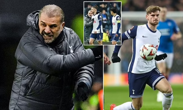 “Không thể chấp nhận” - Postecoglou nổi điên với Timo Werner