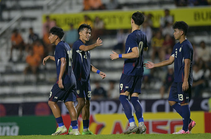 Không thua kém Việt Nam, U20 Thái Lan giành chiến thắng 13-0