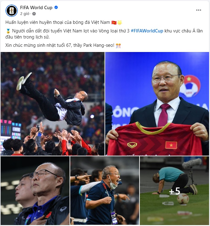 FIFA vinh danh HLV Park Hang-seo, Văn Quyết được gọi lên tuyển
