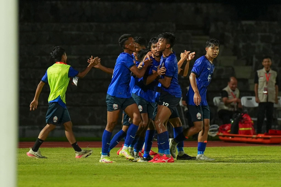 Ảnh bài viết U16 Campuchia ngược dòng ngoạn mục, HLV Shin Tae-yong dẫn dắt Hàn Quốc