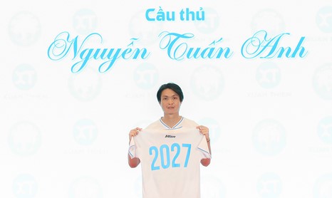 Ảnh bài viết CHÍNH THỨC: Nam Định ký hợp đồng với Tuấn Anh