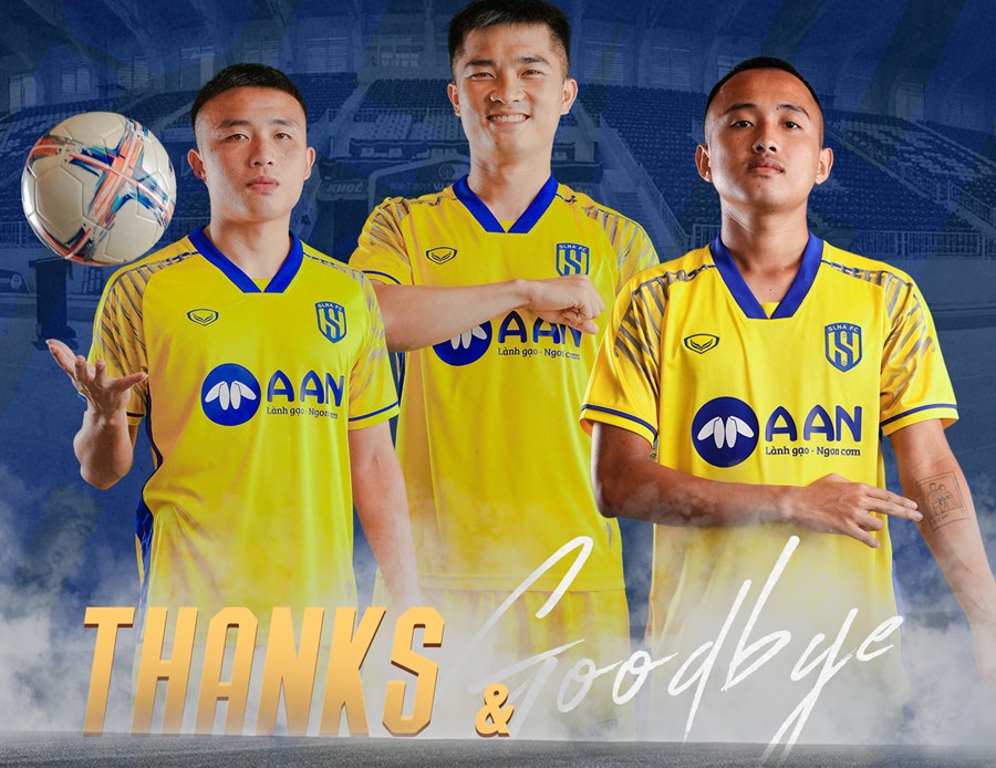 Ảnh bài viết Sông Lam Nghệ An chia tay 3 cầu thủ cùng lúc